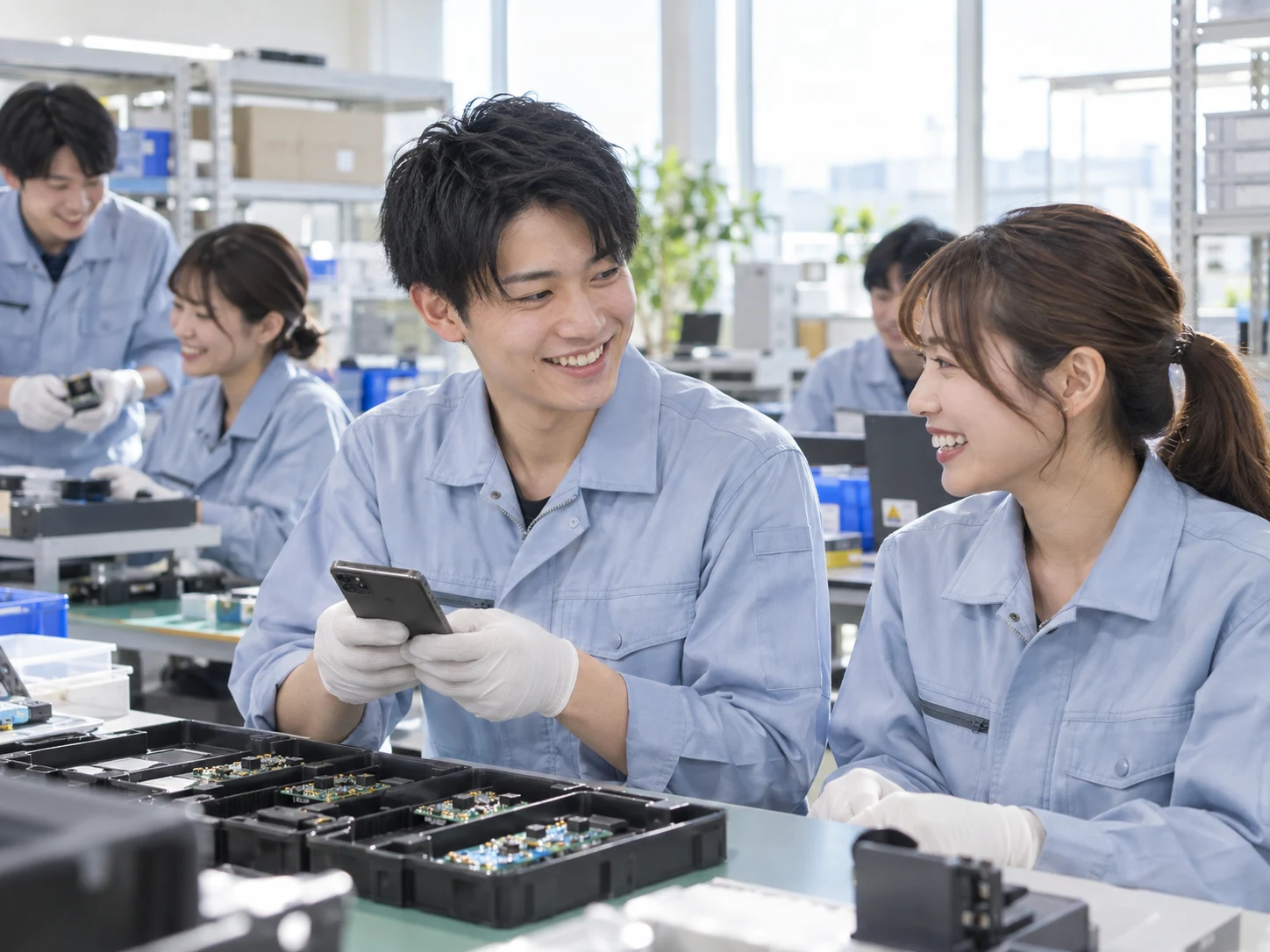軽作業の仕事をする様子（イメージ）